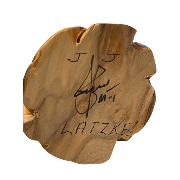 Vtg. MUNIR TWEMEH Hand Carved OLIVE WOOD 13 Piece NATIVITY SET Bethlehem ISRAEL - Picture 7 of 7